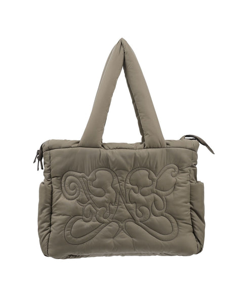 FANCY CLUB(ファンシークラブ)/パデッド パファー バタフライ キルティング ショルダー トートバッグ 軽量/CUDDLE PADDED SHOULDER BAG | AT1252029 | ブラウン