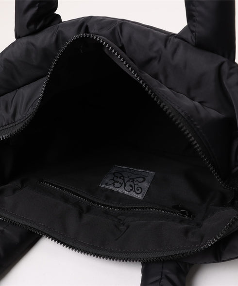 FANCY CLUB(ファンシークラブ)/パデッド パファー バタフライ キルティング ショルダー トートバッグ 軽量/CUDDLE PADDED SHOULDER BAG | AT1252029 | ブラック
