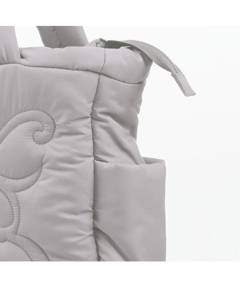 FANCY CLUB(ファンシークラブ)/パデッド パファー バタフライ キルティング ショルダー トートバッグ 軽量/CUDDLE PADDED SHOULDER BAG | AT1252029 | グレー