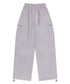 MUCENT(ムセント)/ワイド ルーズ イージー カーゴパンツ/GROSS NYLON PARACHUTE CARGO PANTS | AT2252031 | グレー