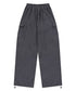 MUCENT(ムセント)/ワイド ルーズ イージー カーゴパンツ/GROSS NYLON PARACHUTE CARGO PANTS | AT2252031 | チャコールグレー