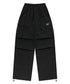 MUCENT(ムセント)/ワイド ルーズ イージー カーゴパンツ/GROSS NYLON PARACHUTE CARGO PANTS | AT2252031 | ブラック