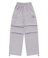 MUCENT(ムセント)/ワイド ルーズ イージー カーゴパンツ/GROSS NYLON PARACHUTE CARGO PANTS | AT2252031 | グレー