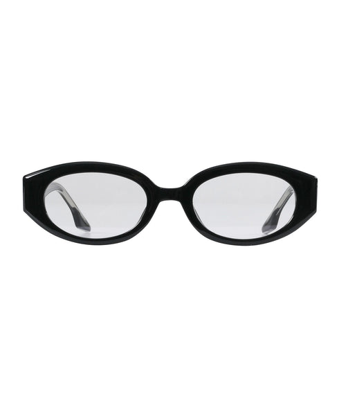 MUCENT(ムセント)/オーバル型 ウェリントン型 クリアレンズ ロゴ 伊達メガネ ユニセックス/SIGNATURE LOGO POINT GLASSES UNISEX | AT6252032 | その他1
