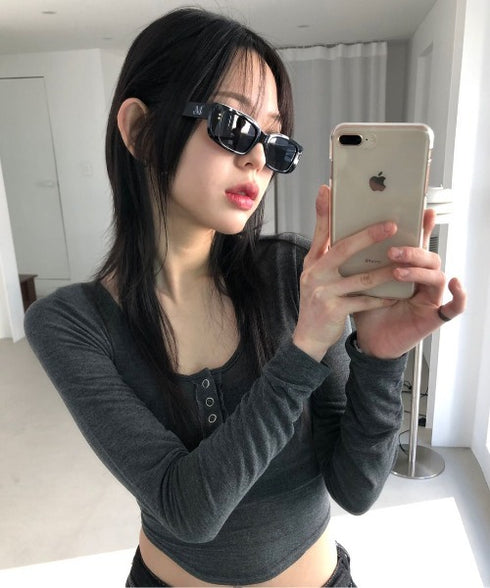 MUCENT(ムセント)/UVカット オーバル型 ウェリントン型 ロゴ サングラス ユニセックス/SIGNATURE LOGO POINT SUNGLASSES UNISEX | AT6252033 | その他2