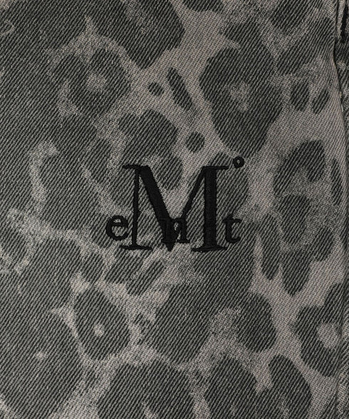 MUCENT(ムセント)/スナップボタン レオパード ワイド デニム パンツ/DITT SNAP BUTTON LEOPARD WIDE PANTS | AT2252034 | レオパード