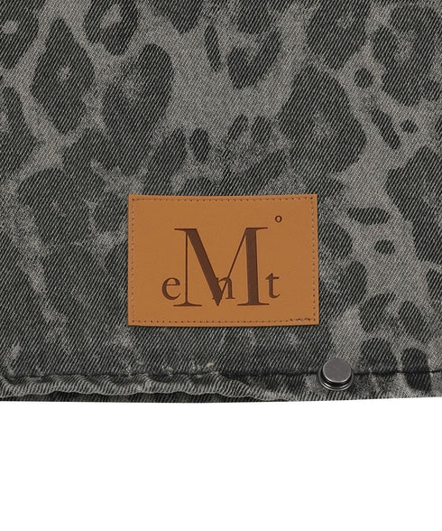 MUCENT(ムセント)/スナップボタン レオパード ワイド デニム パンツ/DITT SNAP BUTTON LEOPARD WIDE PANTS | AT2252034 | レオパード