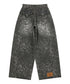 MUCENT(ムセント)/スナップボタン レオパード ワイド デニム パンツ/DITT SNAP BUTTON LEOPARD WIDE PANTS | AT2252034 | レオパード