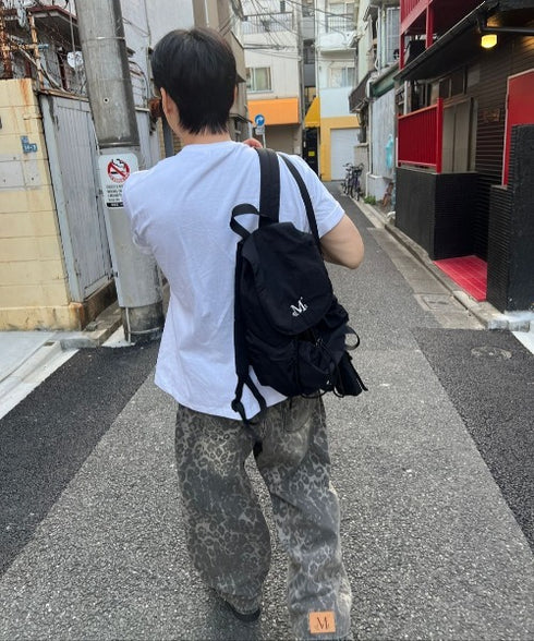 MUCENT(ムセント)/スナップボタン レオパード ワイド デニム パンツ/DITT SNAP BUTTON LEOPARD WIDE PANTS | AT2252034 | レオパード