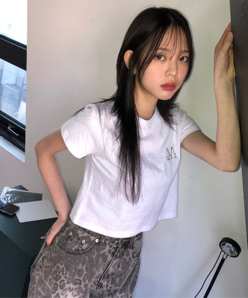 MUCENT(ムセント)/スナップボタン レオパード ワイド デニム パンツ/DITT SNAP BUTTON LEOPARD WIDE PANTS | AT2252034 | レオパード