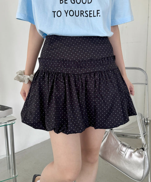 バルーンドットミニスカパン | SL2255048 | ブラック