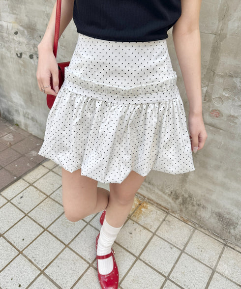 バルーンドットミニスカパン | SL2255048 | ホワイト