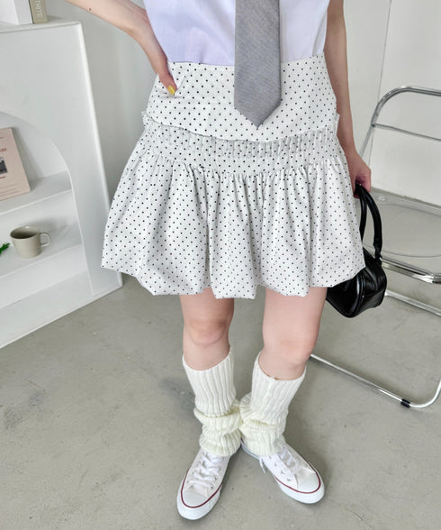バルーンドットミニスカパン | SL2255048 | ホワイト