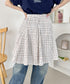 チェックイレギュラーヘムミディスカート | SL2255051 | ホワイト