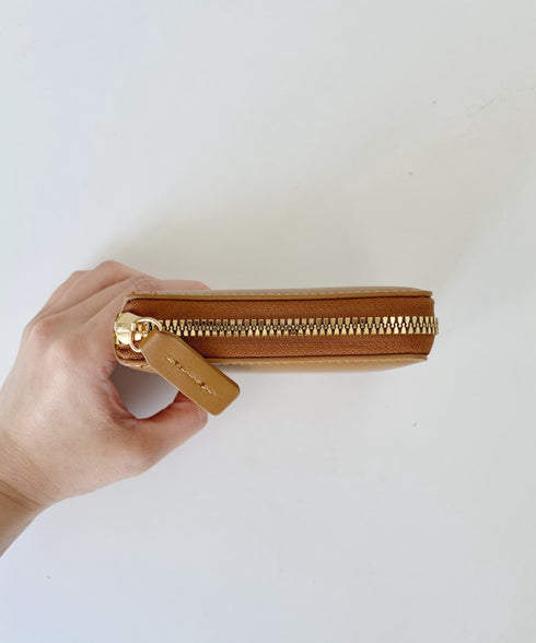 【5色展開】シンプル無地二つ折りウォレット | CL6251044 | アイボリー