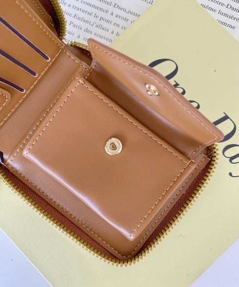 【5色展開】シンプル無地二つ折りウォレット | CL6251044 | シルバー