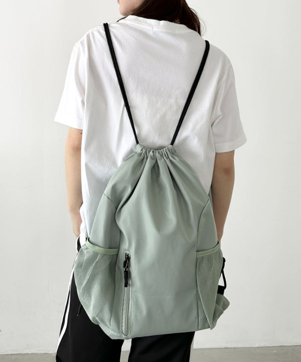 軽量メッシュポケットナップサック | CL1255036 | グリーン