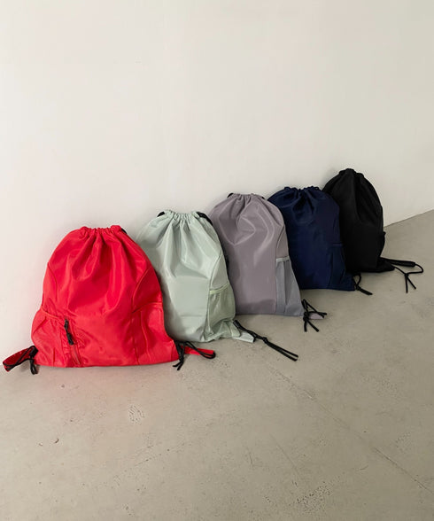 軽量メッシュポケットナップサック | CL1255036 | レッド