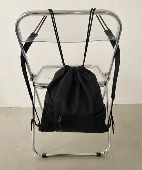 軽量メッシュポケットナップサック | CL1255036 | ブラック