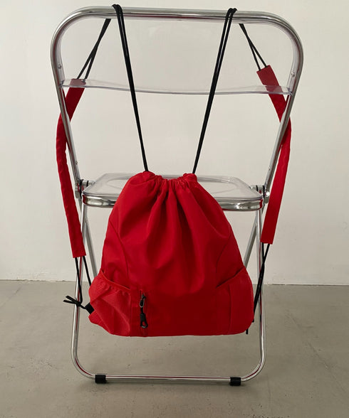 軽量メッシュポケットナップサック | CL1255036 | レッド