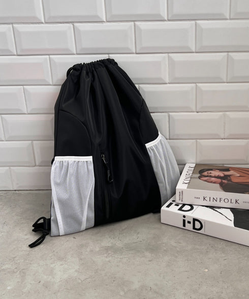 軽量メッシュポケットナップサック | CL1255036 | ブラック系その他