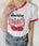 チェリーリボン半袖リンガーTシャツ | SL2252019 | レッド