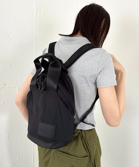THE NORTH FACE(ザ・ノースフェイス)/軽量 リュックサック バックパック ミニ 小さめ コンパクト/W NEVER STOP MINI BACKPACK | IM1252035 | ブラック
