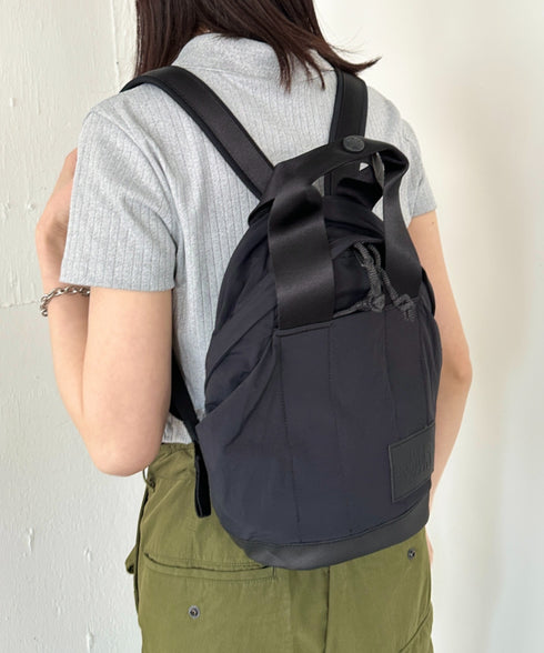 THE NORTH FACE(ザ・ノースフェイス)/軽量 リュックサック バックパック ミニ 小さめ コンパクト/W NEVER STOP MINI BACKPACK | IM1252035 | ブラック