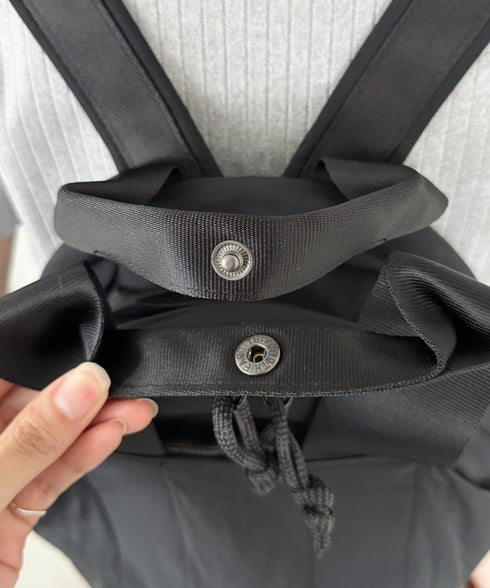THE NORTH FACE(ザ・ノースフェイス)/軽量 リュックサック バックパック ミニ 小さめ コンパクト/W NEVER STOP MINI BACKPACK | IM1252035 | ブラック