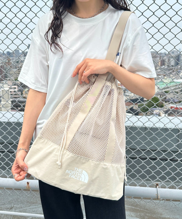 THE NORTH FACE(ザ・ノースフェイス)/A4対応 大容量 メッシュ トート ショルダーバッグ/LINDEN MESH SHOULDER BAG | IM1252040 | クリーム