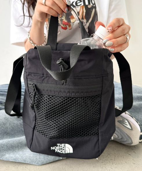 THE NORTH FACE(ザ・ノースフェイス)/巾着 メッシュ ミニ ショルダーバッグ バケットバッグ/MESH BUCKET BAG MINI | IM1252041 | ブラック