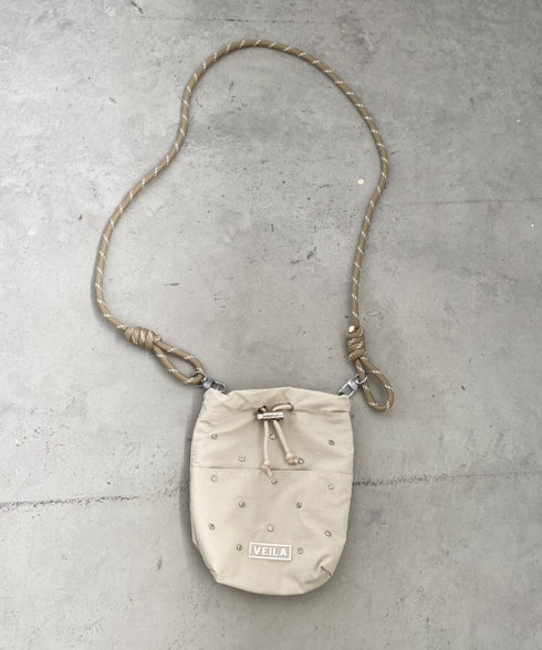 ビジューデザインミニサコッシュバッグ | CL1255039 | ベージュ
