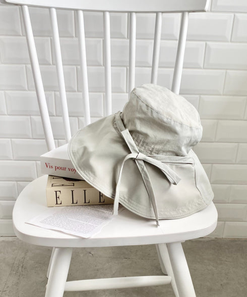 リボン付きサンシェードハット | CL5252025 | グレー