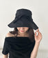 リボン付きサンシェードハット | CL5252025 | ブラック