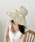 リボン付きサンシェードハット | CL5252025 | オフホワイト