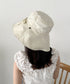 リボン付きサンシェードハット | CL5252025 | オフホワイト