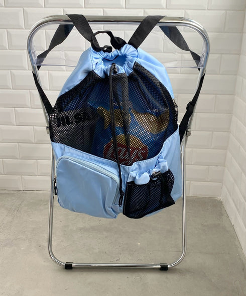 大容量メッシュデザインリュック | CL1255041 | ブルー