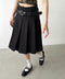 【2サイズ展開】ミディ丈プリーツスカート | BA2255039 | ブラック