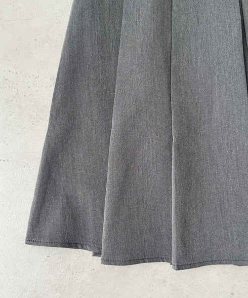 【2サイズ展開】ミディ丈プリーツスカート | BA2255039 | グレー