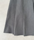 【2サイズ展開】ミディ丈プリーツスカート | BA2255039 | グレー