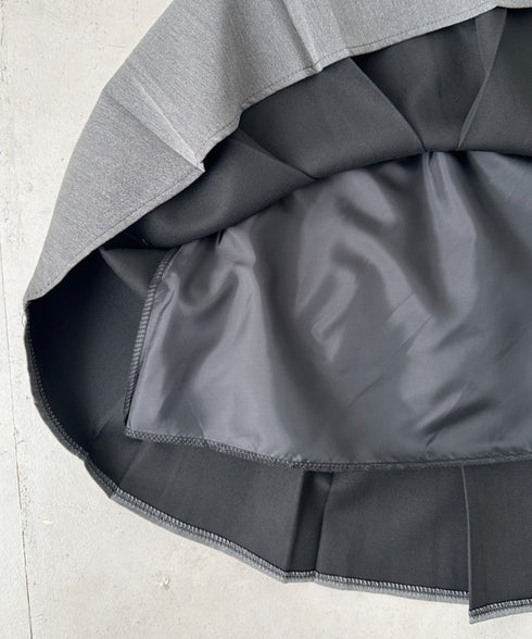 【2サイズ展開】ミディ丈プリーツスカート | BA2255039 | グレー