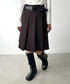 【2サイズ展開】ミディ丈プリーツスカート | BA2255039 | ブラウン