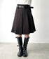 【2サイズ展開】ミディ丈プリーツスカート | BA2255039 | ブラウン