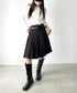 【2サイズ展開】ミディ丈プリーツスカート | BA2255039 | ブラウン