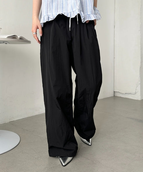 サイドラインナイロントラックパンツ | CL2255045 | ブラック