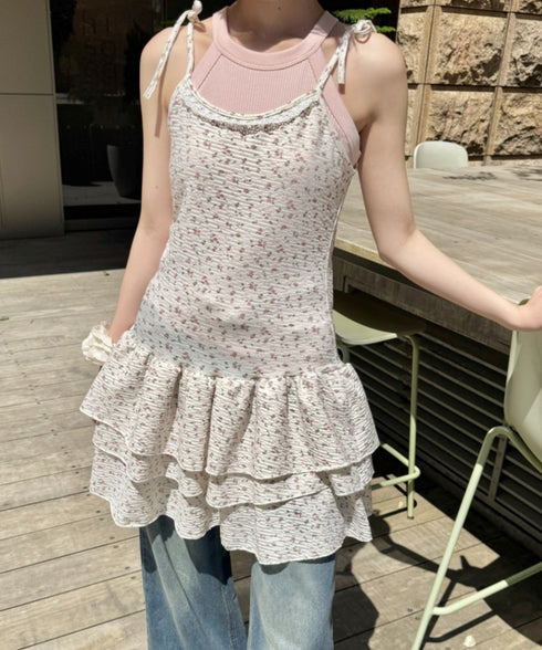 フラワーキャミチュニックワンピース | SL2255072 | アイボリー