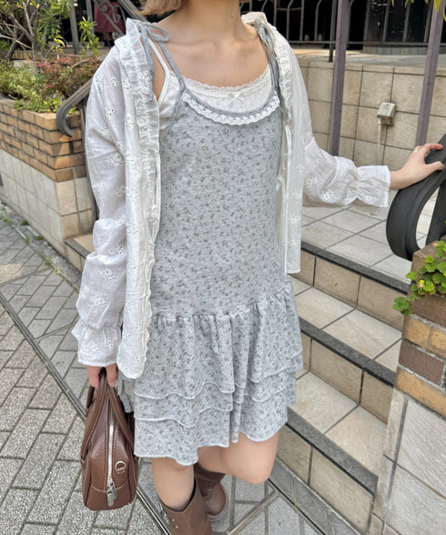 フラワーキャミチュニックワンピース | SL2255072 | グレー