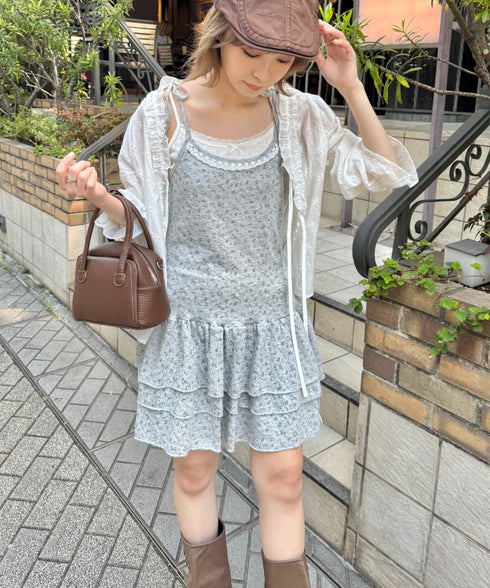 フラワーキャミチュニックワンピース | SL2255072 | グレー
