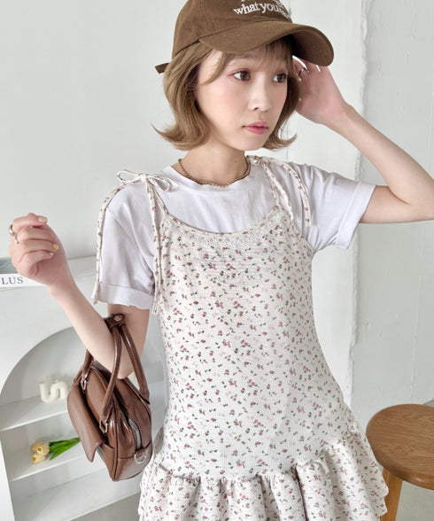 フラワーキャミチュニックワンピース | SL2255072 | アイボリー