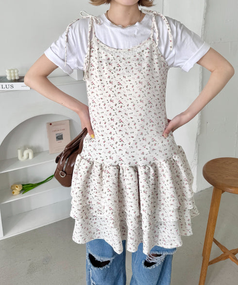 フラワーキャミチュニックワンピース | SL2255072 | アイボリー